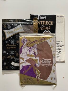Nylon shaped stockings - 3 pairs